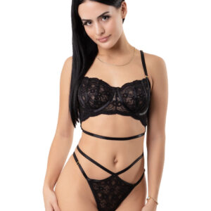 Set Brasier con Panty Lencería Colombiana Silvidio Intima